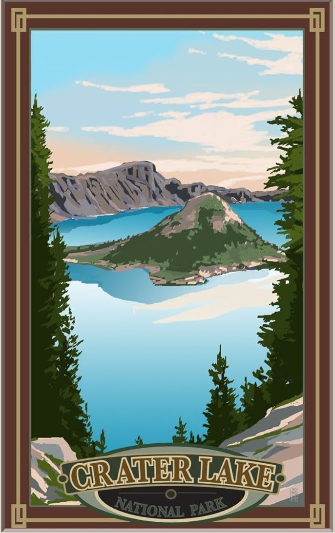 Crater Lake National Park - Rangner Print