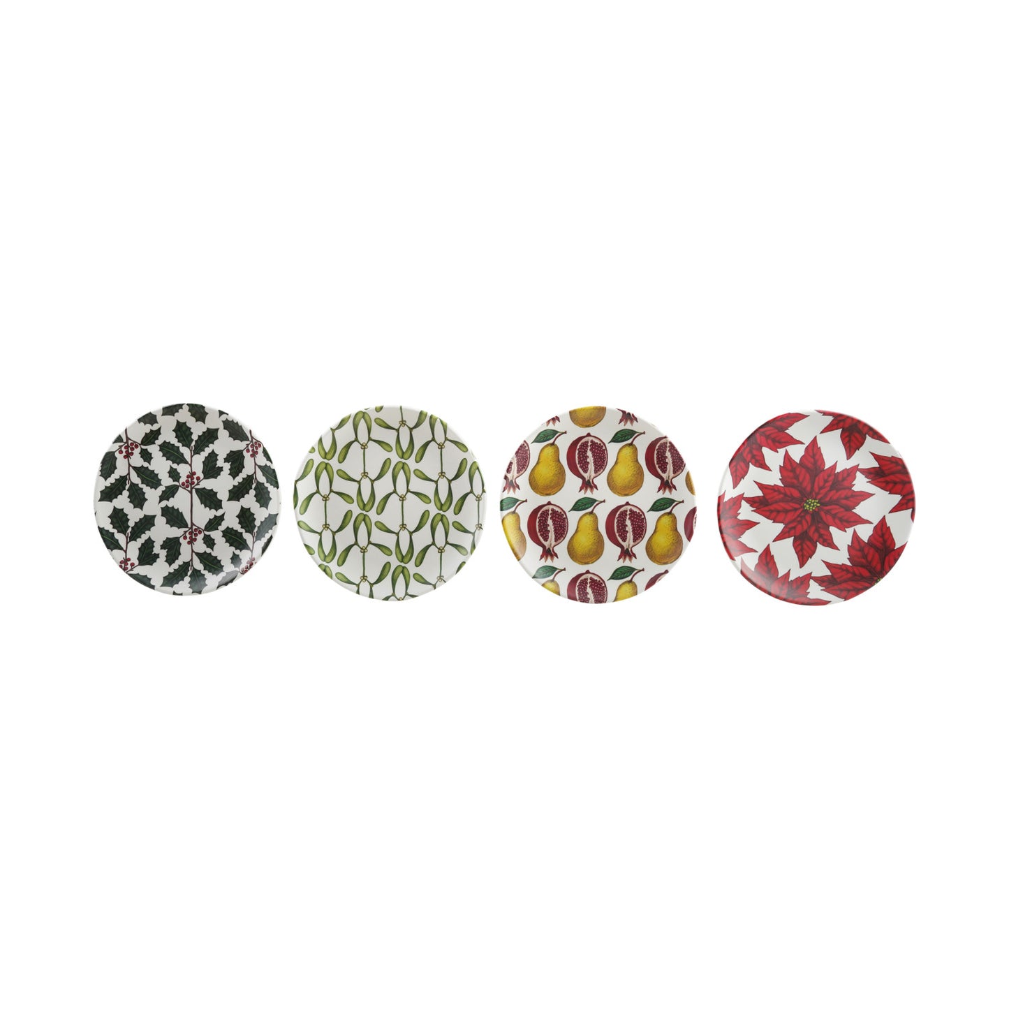 Melamine Plate w- Seasonal Botanicals