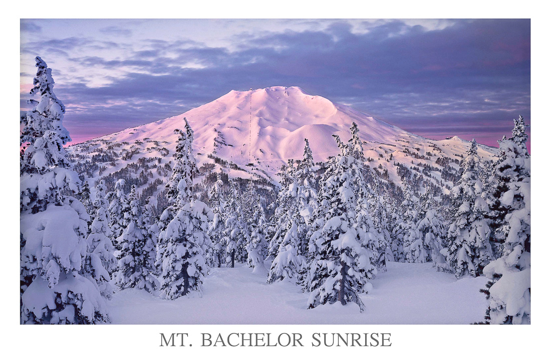 24x36 Mt. Bachelor Sunrise Print