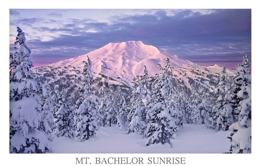 24x36 Mt. Bachelor Sunrise Print
