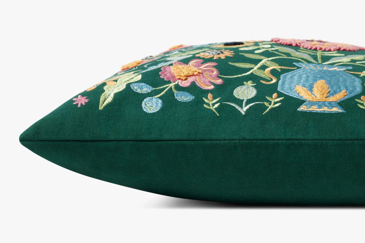 Gabriella Evergreen 18"x 18 Multi-Color Pillow