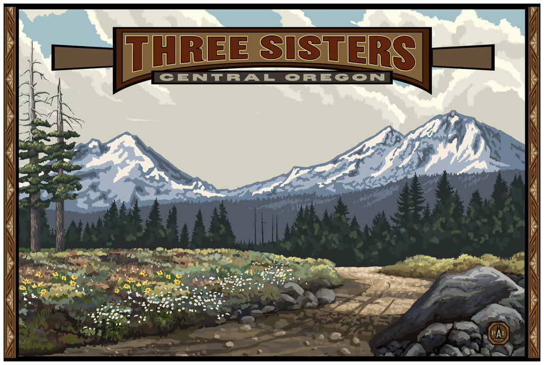 Three Sisters Wilderness (Horizontal) Print