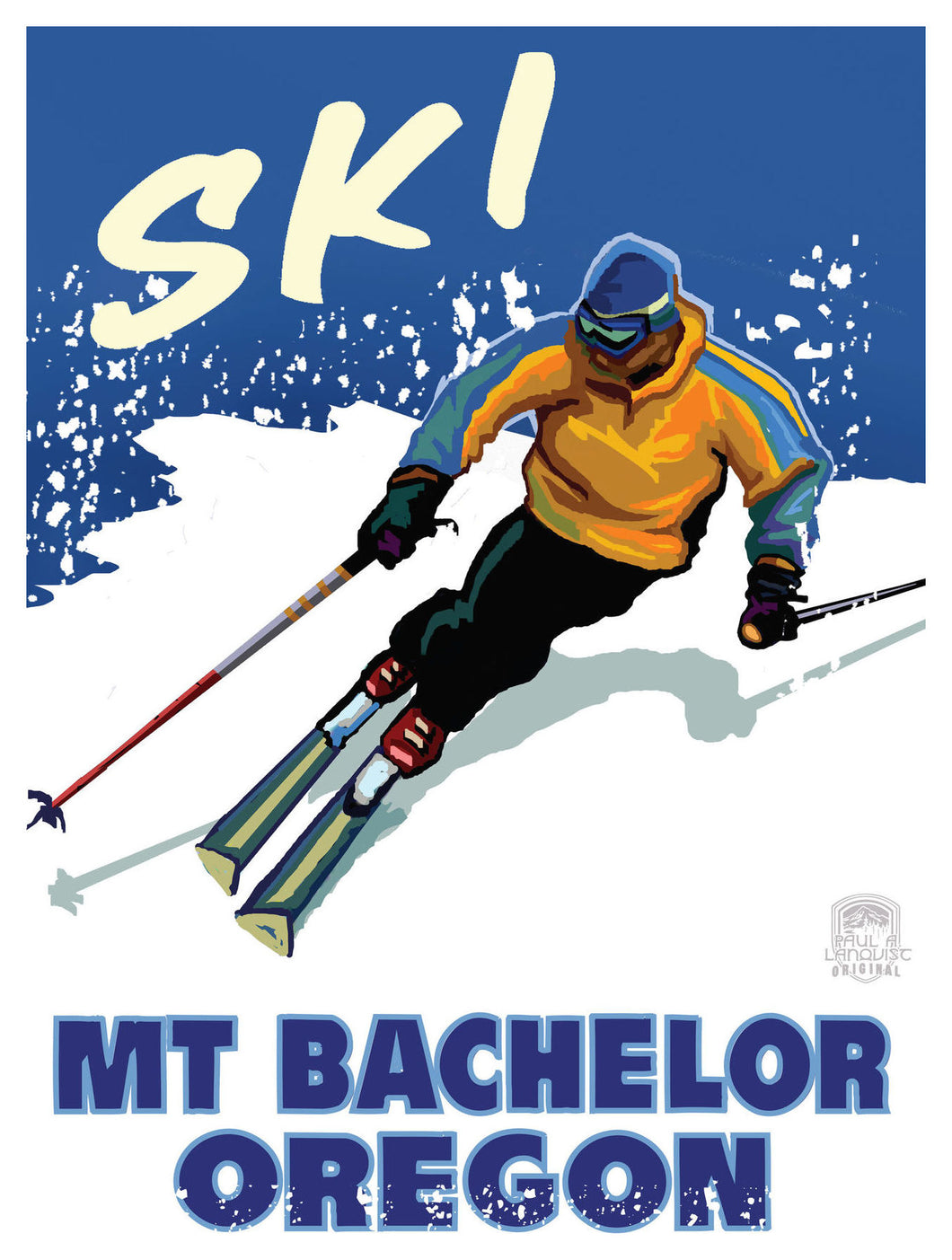 Mt Bachelor Oregon Downhill Skier