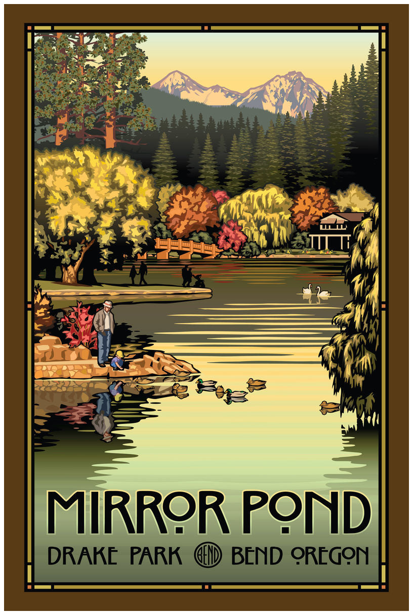 Mirror Pond (Autumn) Print