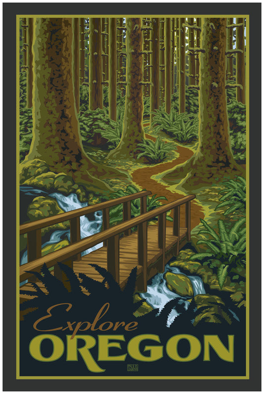 Explore Oregon Print