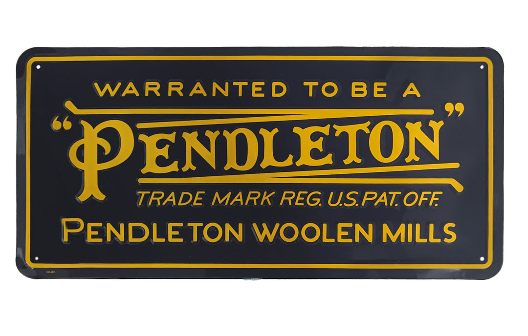 Pendleton Vintage Logo Sign