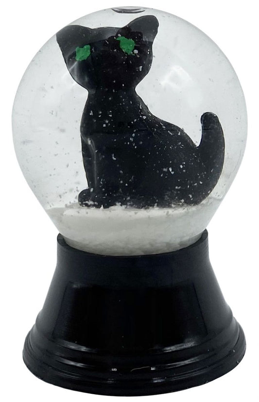 1.5" Mini Black Cat Snowglobe
