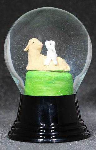 Spring Lamb Snowglobe