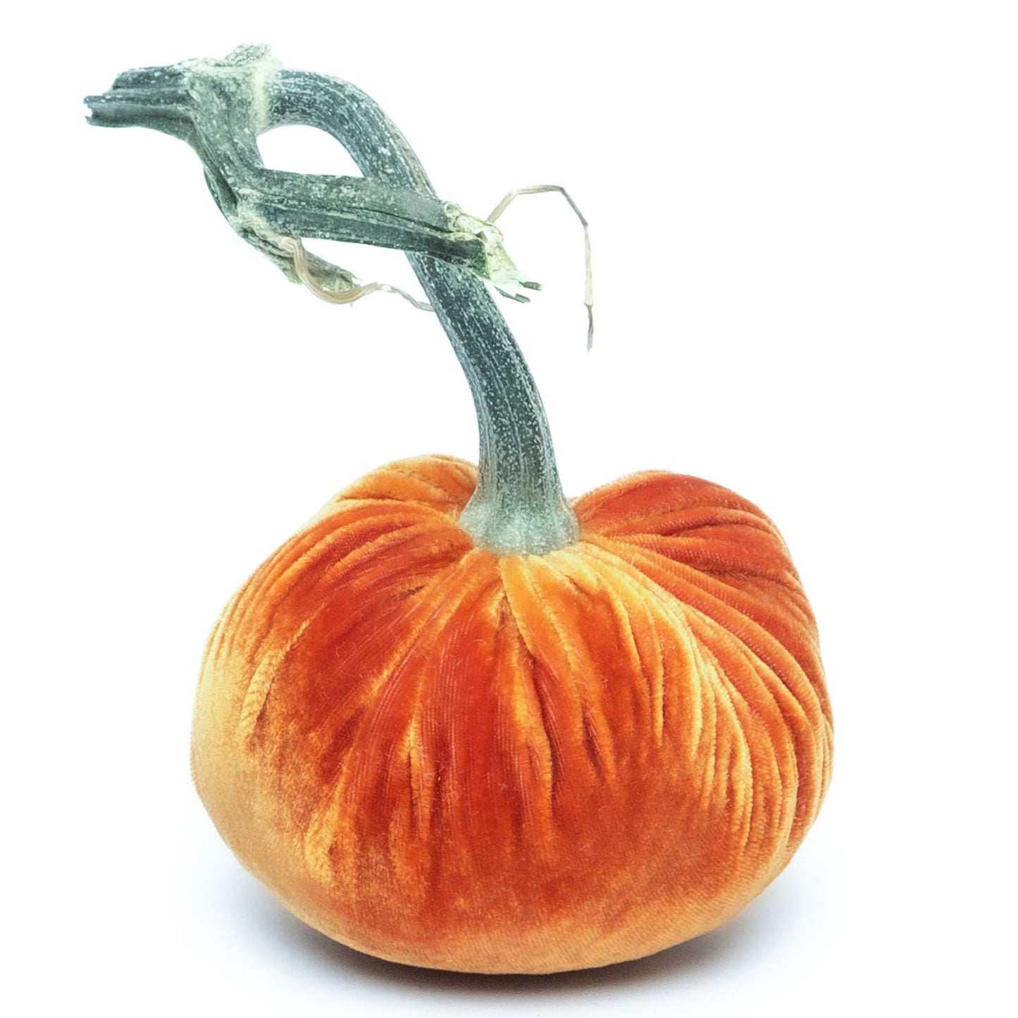 3" Velvet Pumpkin