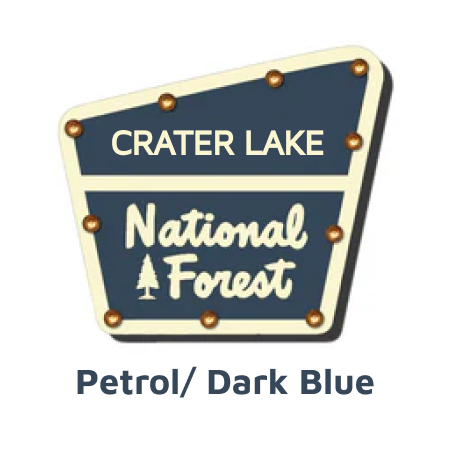 Crater Lake National Forest Lighted Sign
