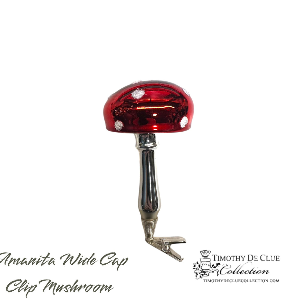 PNW Amanita Wide Cap Clip Mushroom