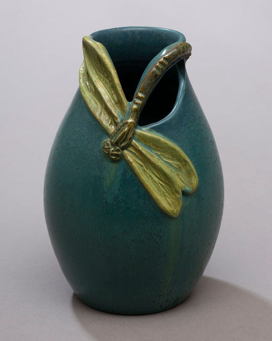 Diving Dragonfly Vase - Curdled Teal