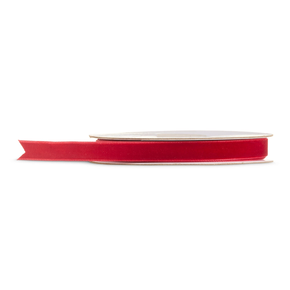 0.5" X 10 Yds Red Velvet Ribbon