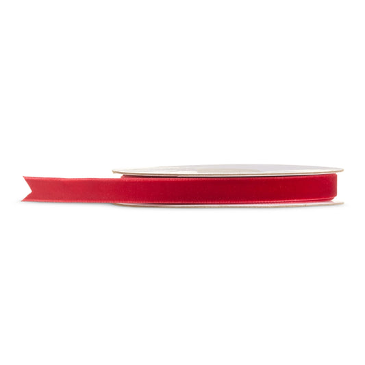 0.5" X 10 Yds Red Velvet Ribbon