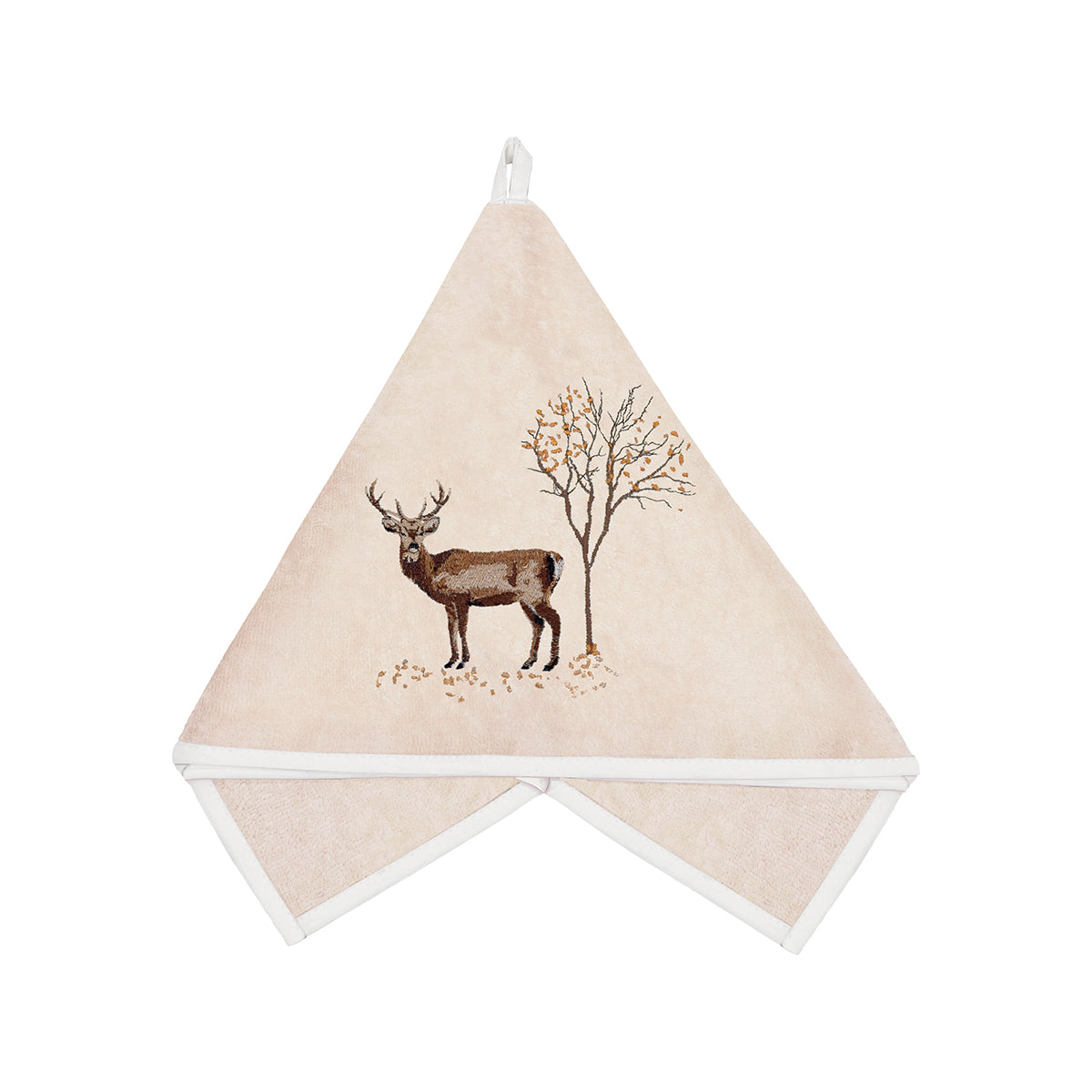 Deer Terrycloth Towel, 25x25"