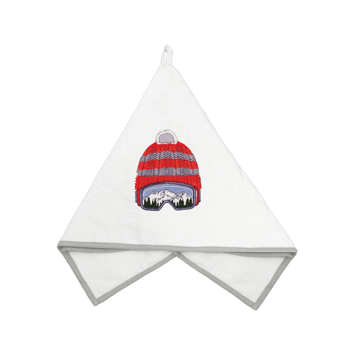 Ski Beanie Terrycloth Towel, 25x25"