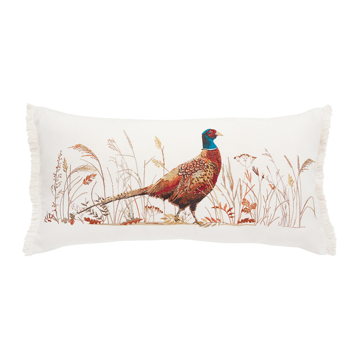 Pheasant Landing Lumbar Pillow, 14x26"