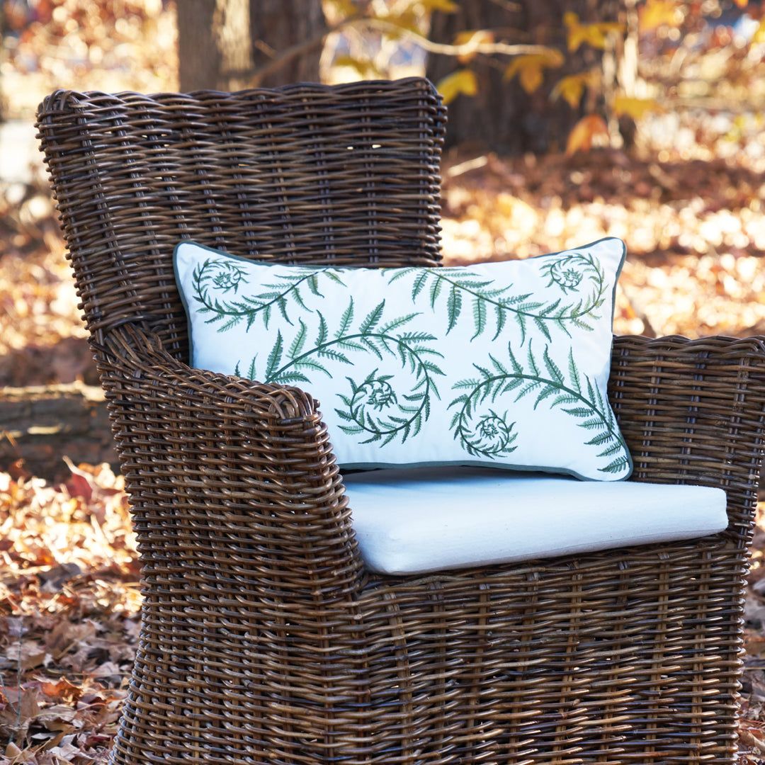 Fiddlehead Fern Lumbar Pillow