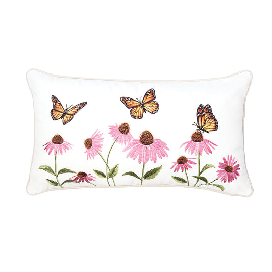 Butterfly Garden Lumbar Pillow