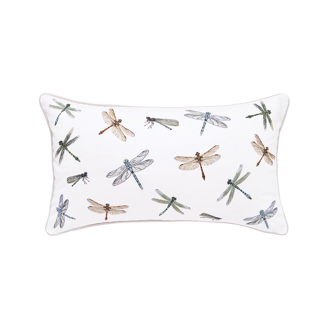 Dragonfly Multi Pattern Lumbar Pillow