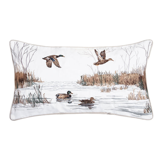 In the Marsh Ltd Edition Mallard Pillow