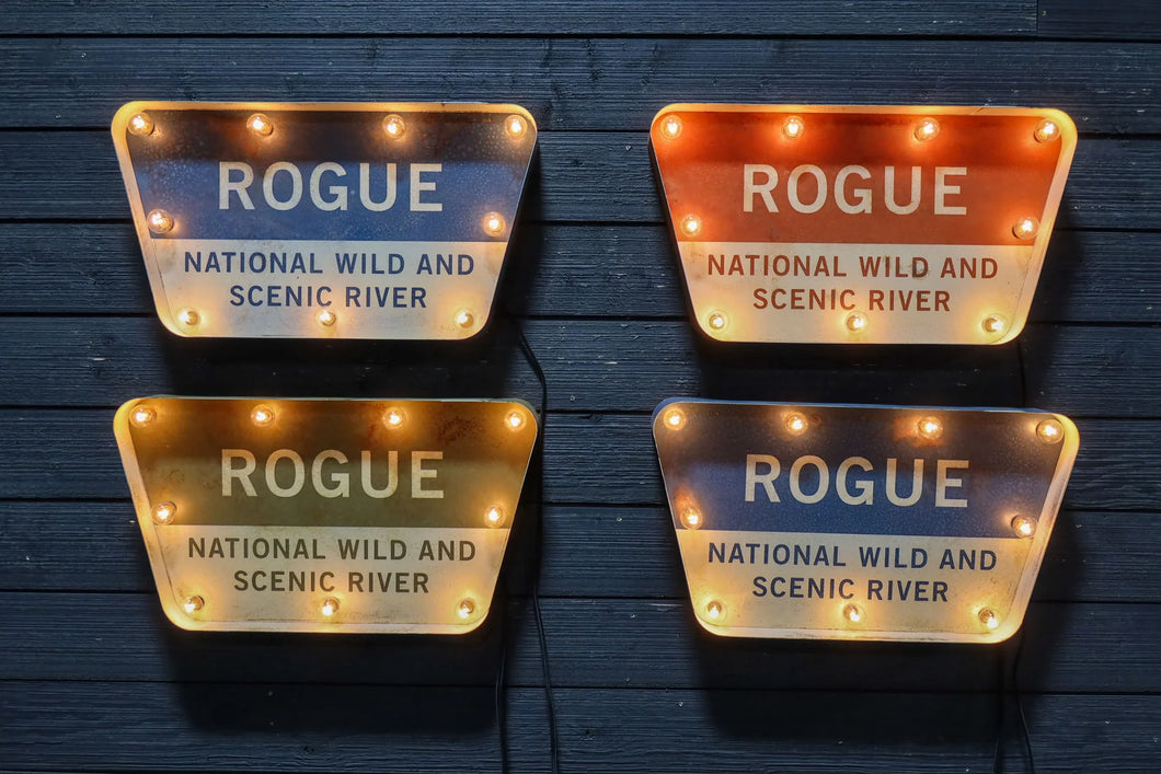 Scenic River Sign: Deschutes Lighted Sign