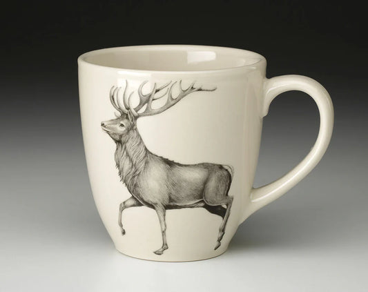 Laura Zindel Mug Red Buck— Side