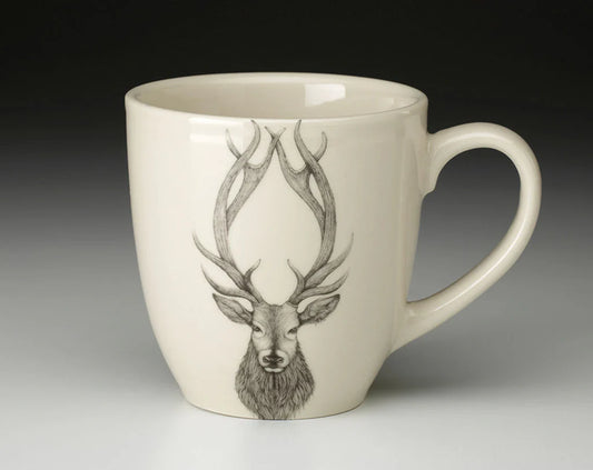 Laura Zindel Mug Red Buck— Head