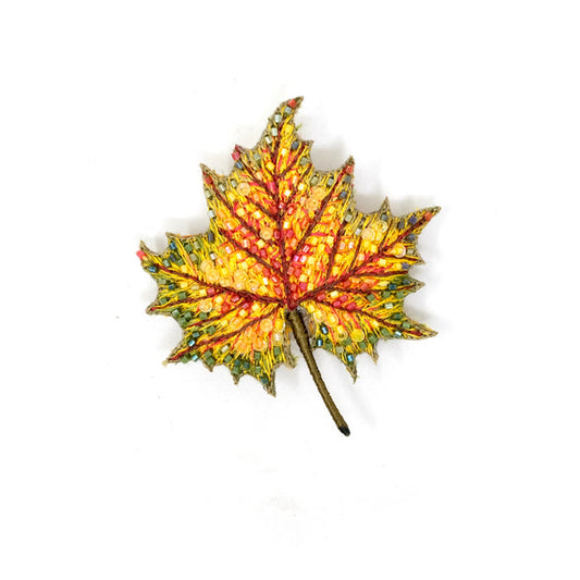 River Maple Brooch Pin