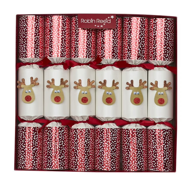 Party Crackers 6 X 13 Racing Reindeer