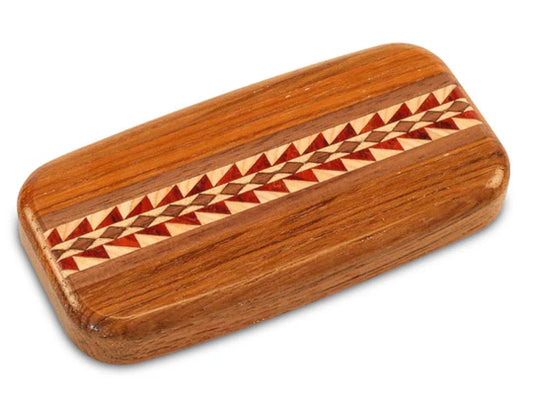 4" Flat Wide Teak Secret Box