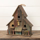 Brown/Green Three Entry Birdhouse