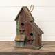 Brown & Green Two Entry Birdhouse