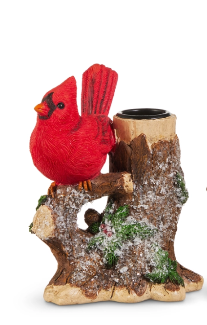 5.5" Cardinal Candle Holders