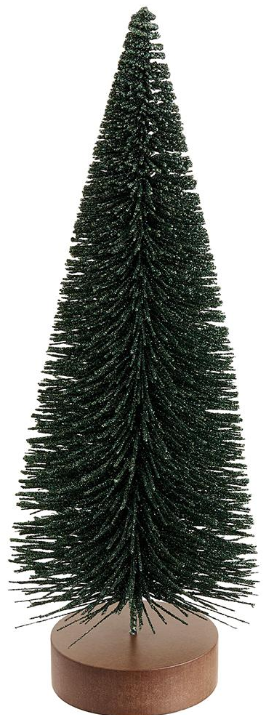 Glittered Bottle Brush Tree