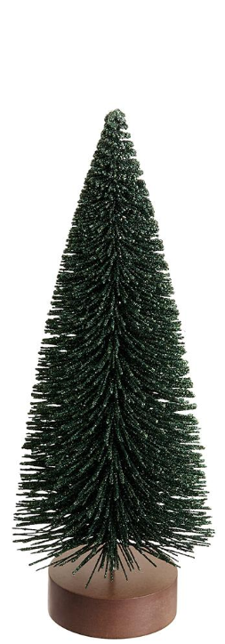 Glittered Bottle Brush Tree