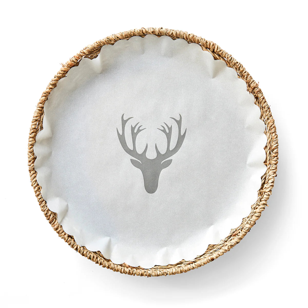 12"x12 Plate Liners- " OH DEER" flat plate liners PKG of 50