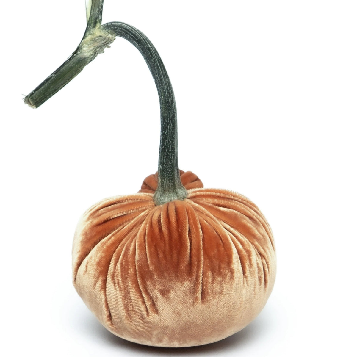 4" Velvet Pumpkin