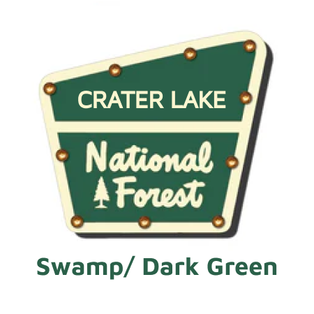 Crater Lake National Forest Lighted Sign