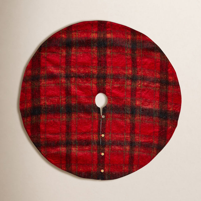 WOOLY PLAID TREE SKIRT