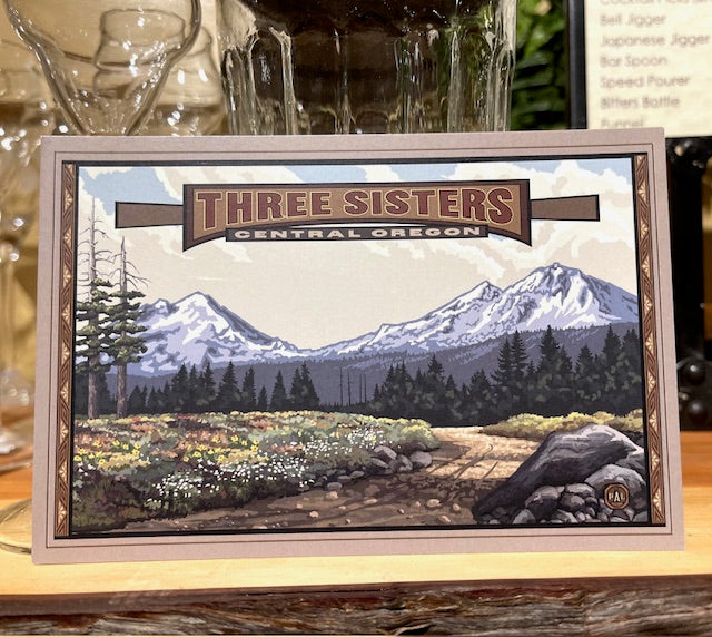 Three Sisters Notecard