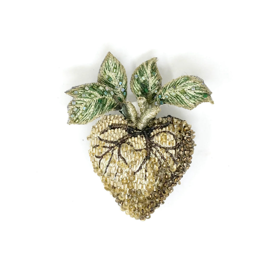 Vine Heart Brooch Pin