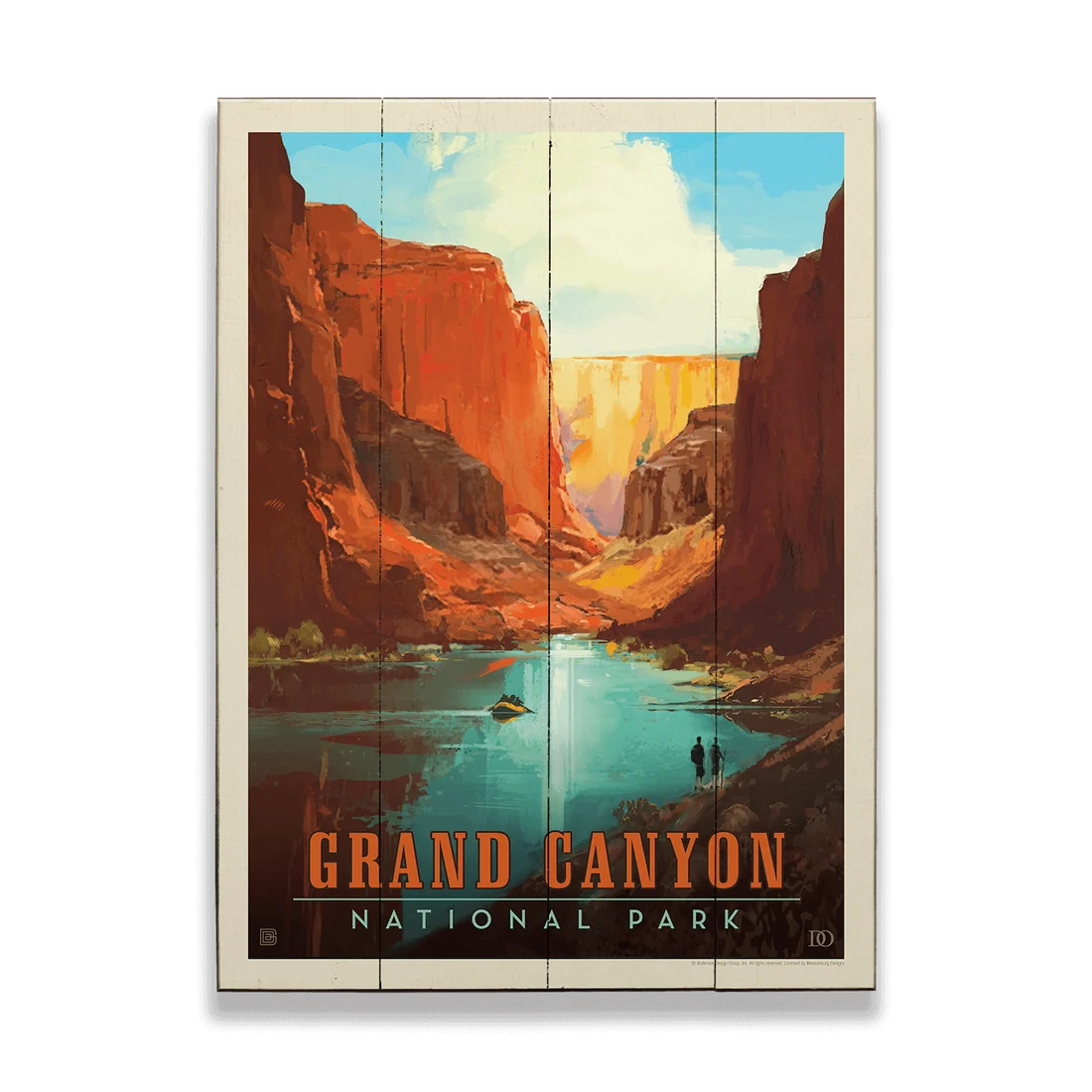 Grand Canyon National Park: River Expedition - Wood & Metal Wall Art