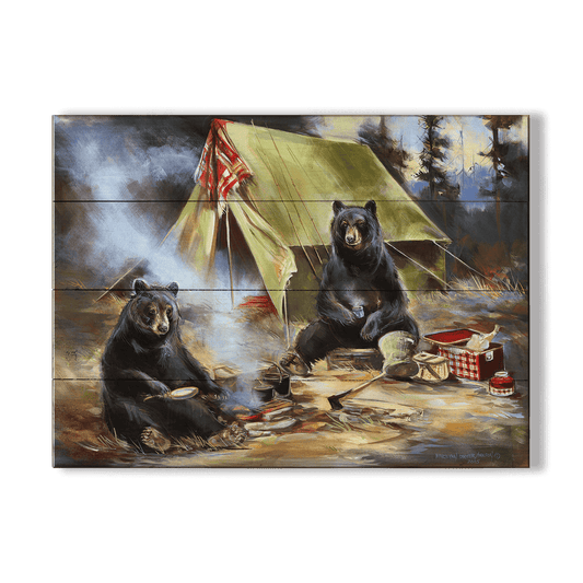 Camping Bears, 38x28