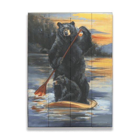 Paddleboard Bear, 23x31
