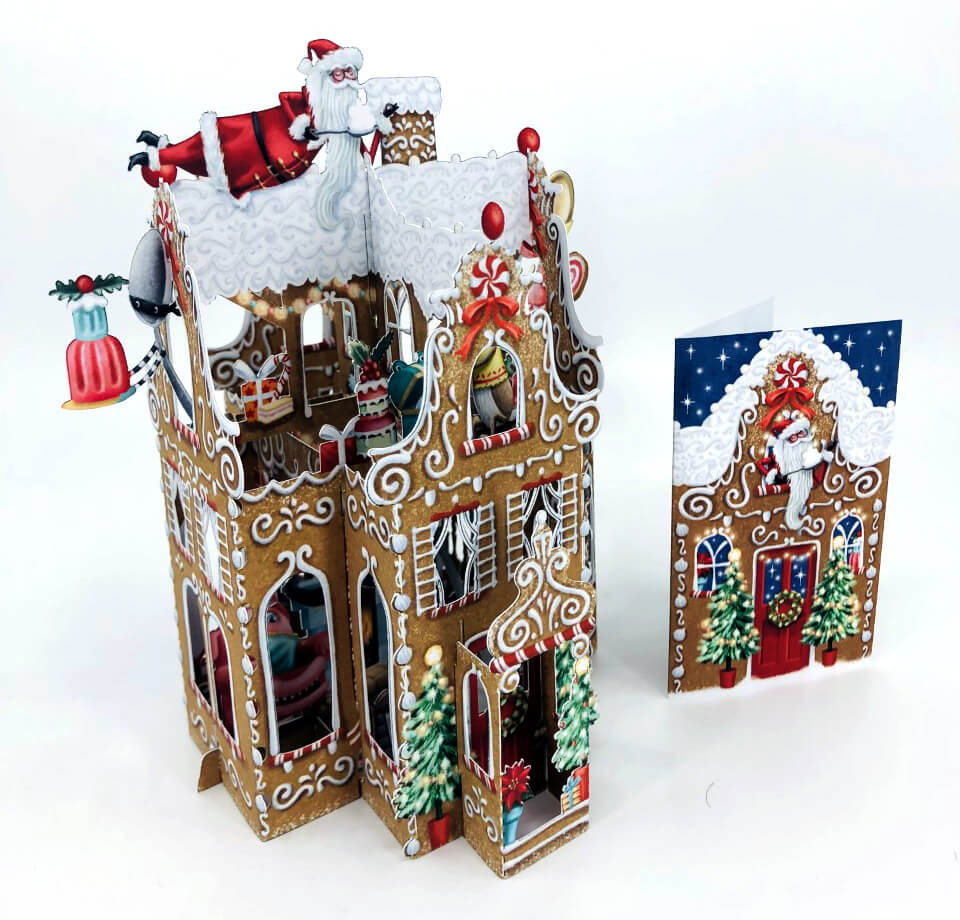 3D GINGERBREAD PAPER D'ART