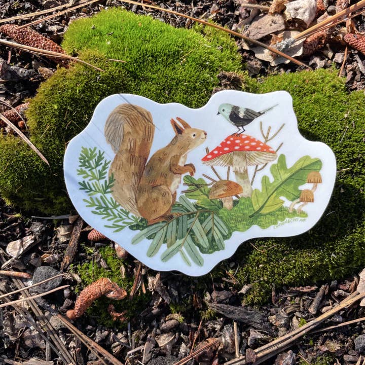 Forage Squirrel STICKER
