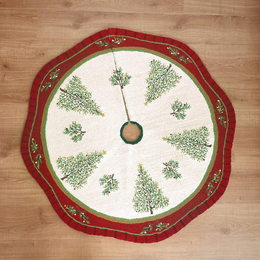 HOLIDAY PINE HOOK TREESKIRT