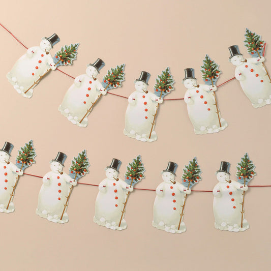 Snowmen Garland, 9'