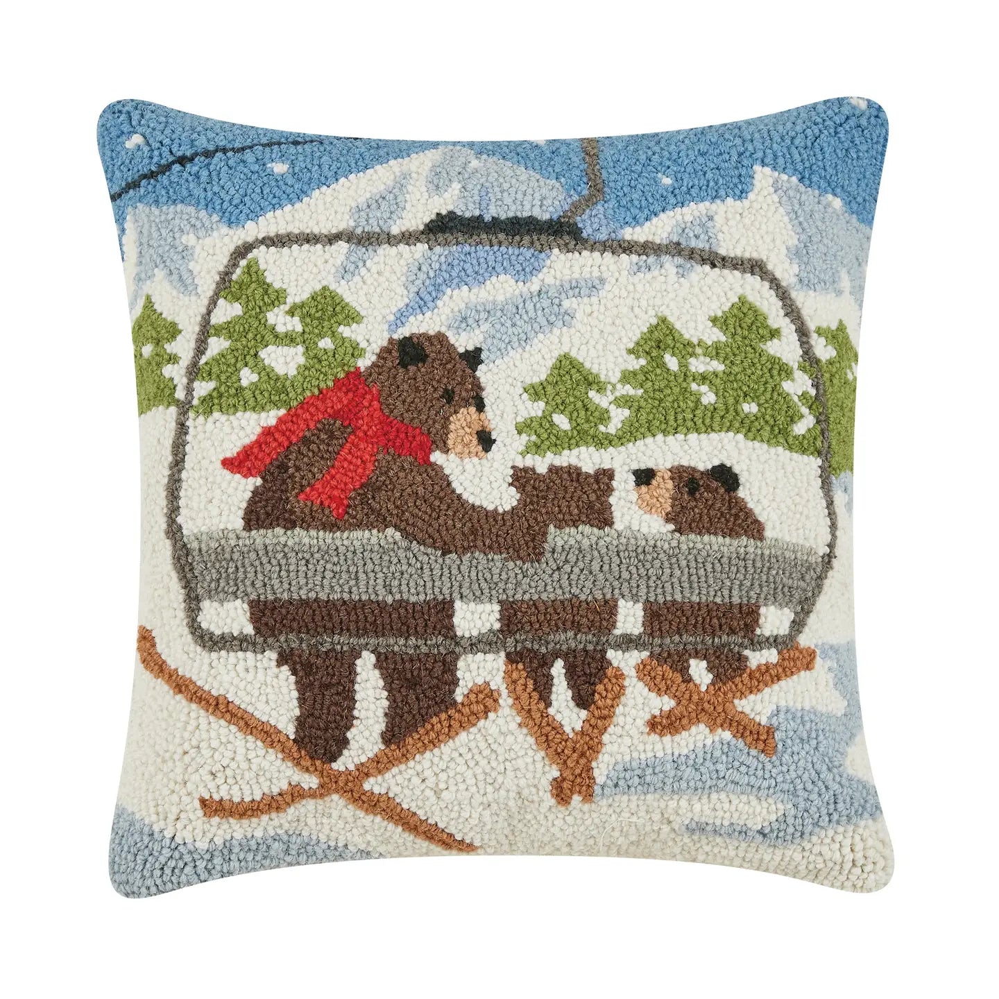 Ski Lift Hook Pillow